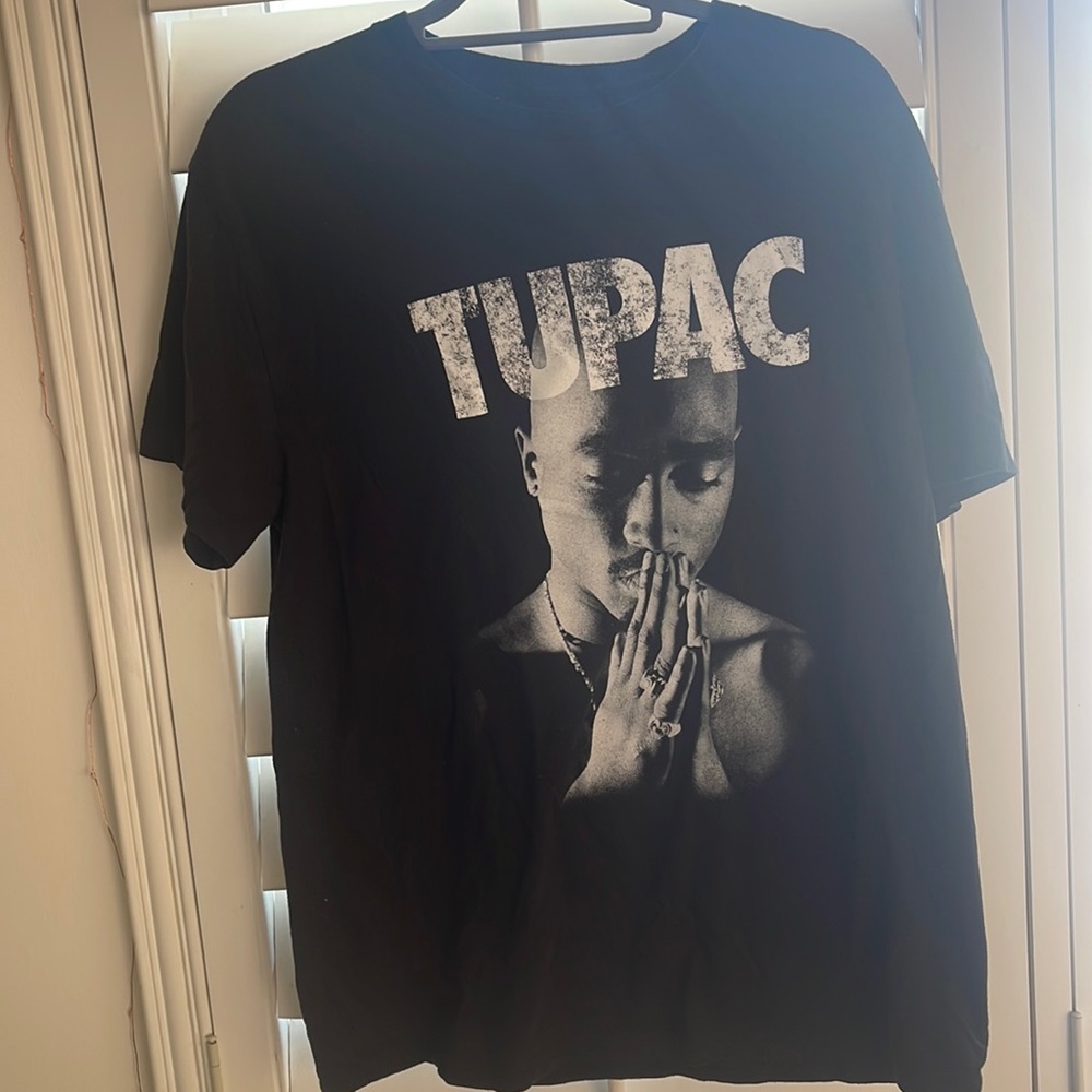 Tupac black shirt xl